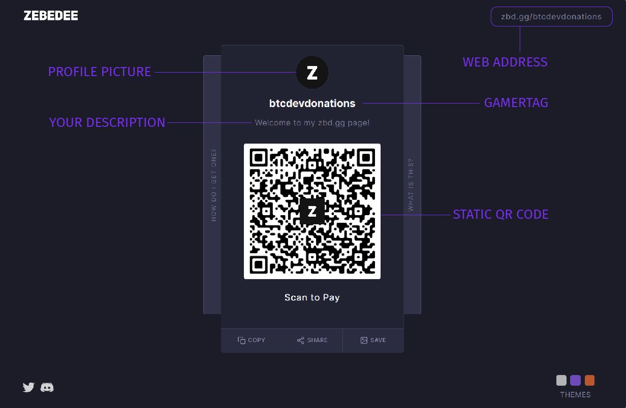 A zbd.gg profile page