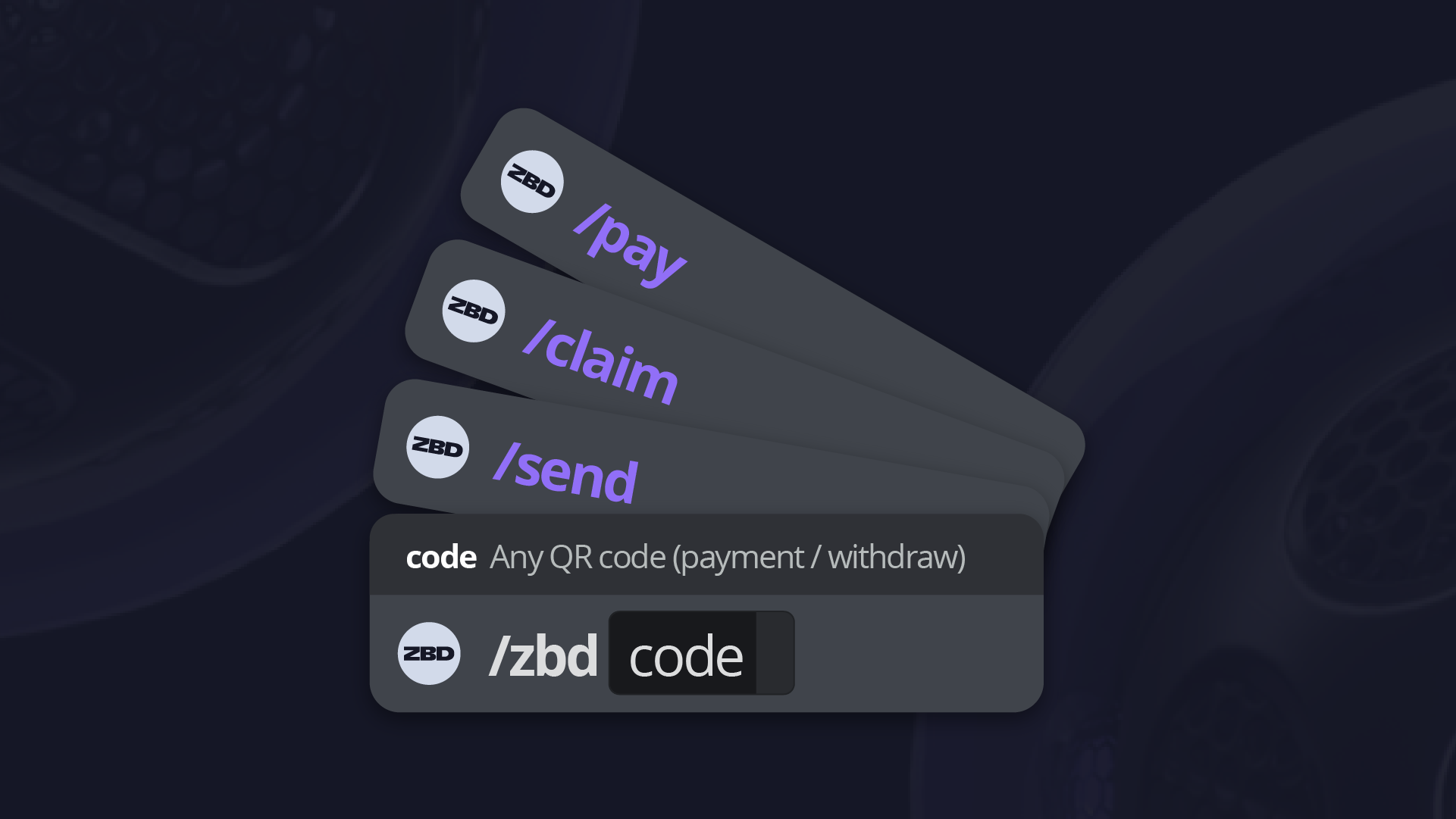 Make ZBD Bots handle any Lightning Bitcoin transaction on Discord.