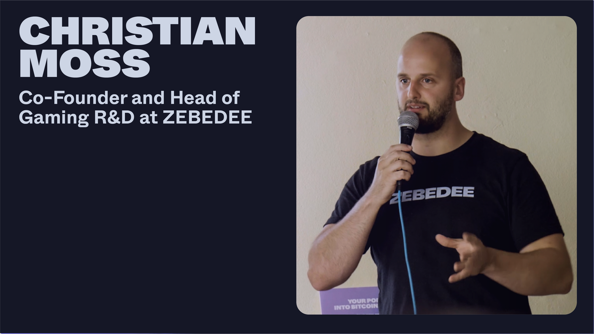 Christian Moss, ZEBEDEE Head of R&D & Co-founder, on Series B raise