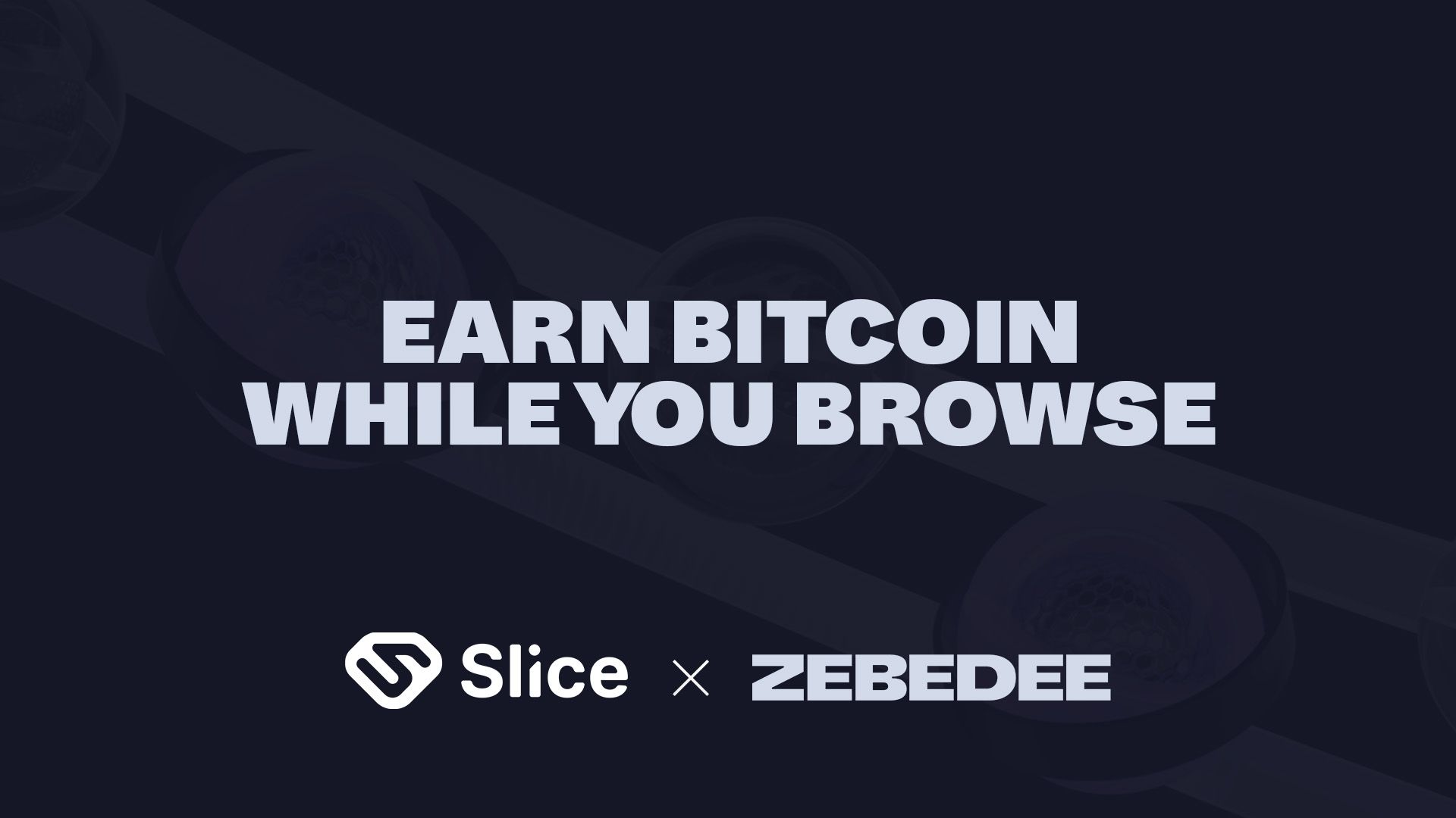 Earn Bitcoin with Slice and withdraw it to ZEBEDEE.