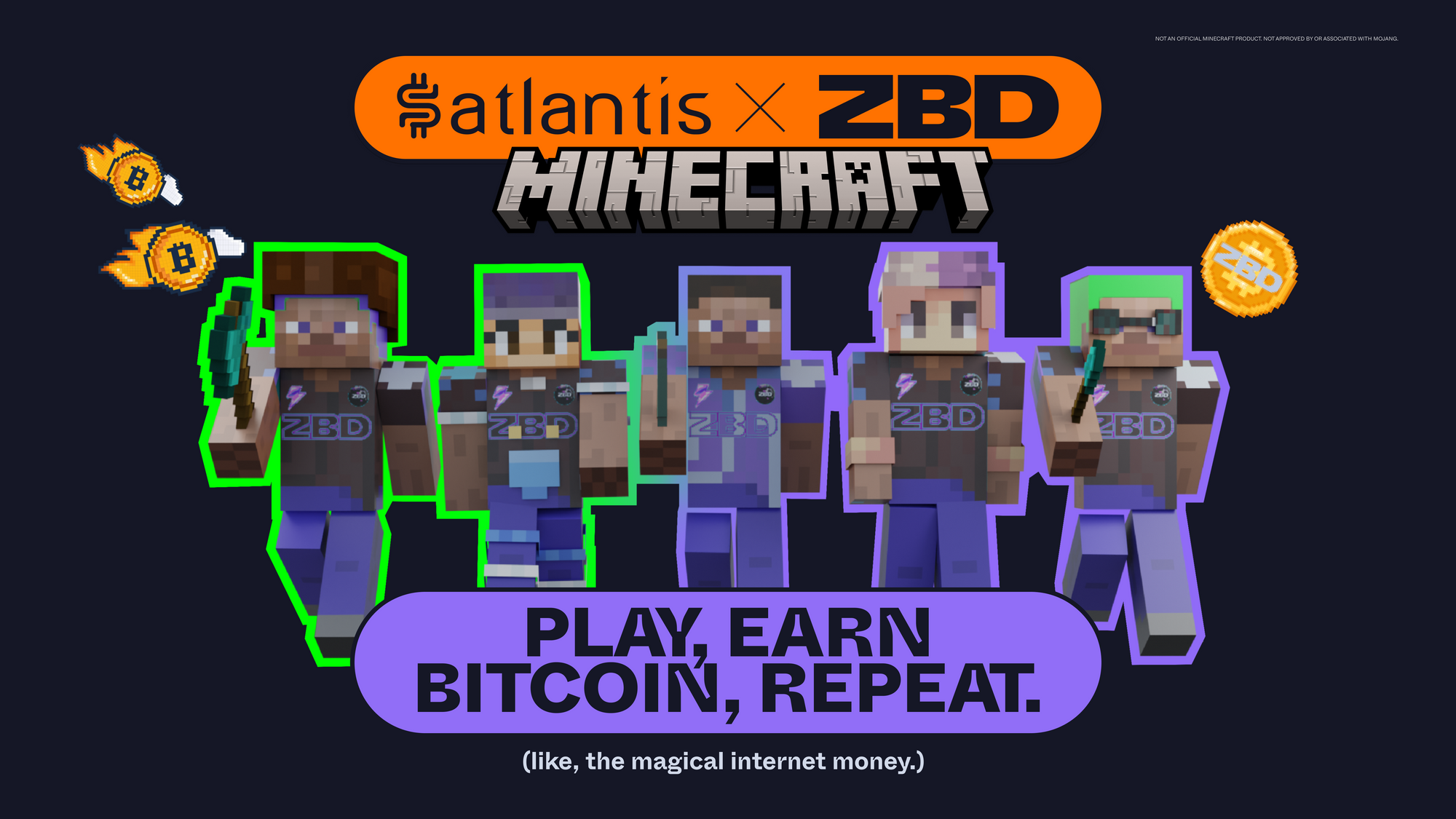 Minecraft, meet Bitcoin – Earn real-money rewards on the Satlantis server