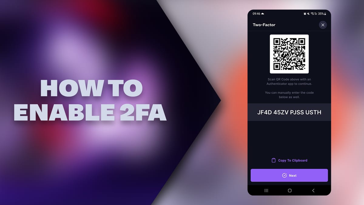 ZBD Tutorials: How To Enable Two-Factor Authentication (2FA)