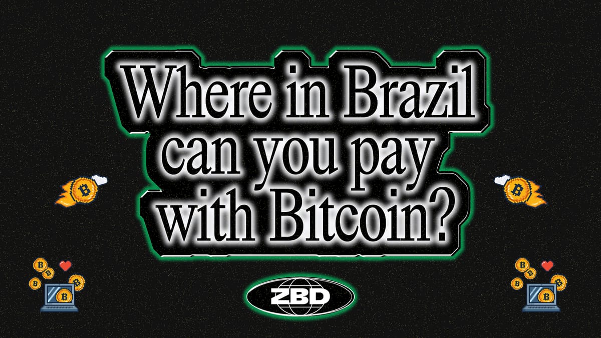 Where in Brazil can you pay with Bitcoin?